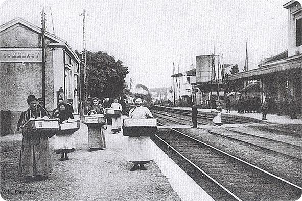 Vendeuses de madeleines à la gare de Commercy