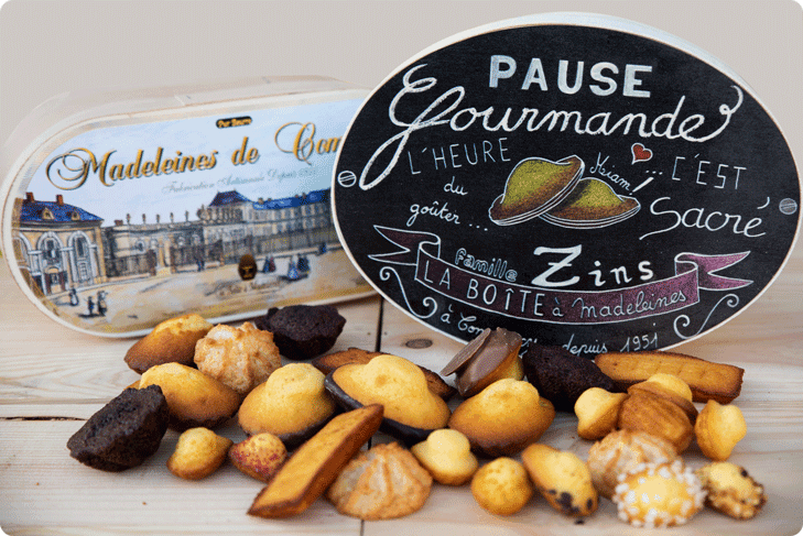 Madeleines pur beurre, au chocolat, à la mirabelle, rochers coco et financiers de La Boîte à Madeleines